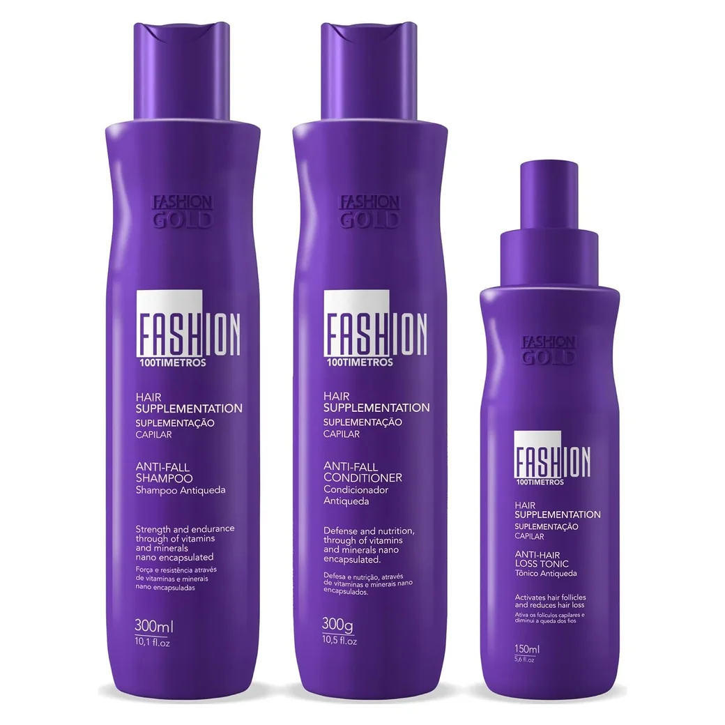 Fashion Gold 100Tímetros 3-Step Kit, 3-piece kit