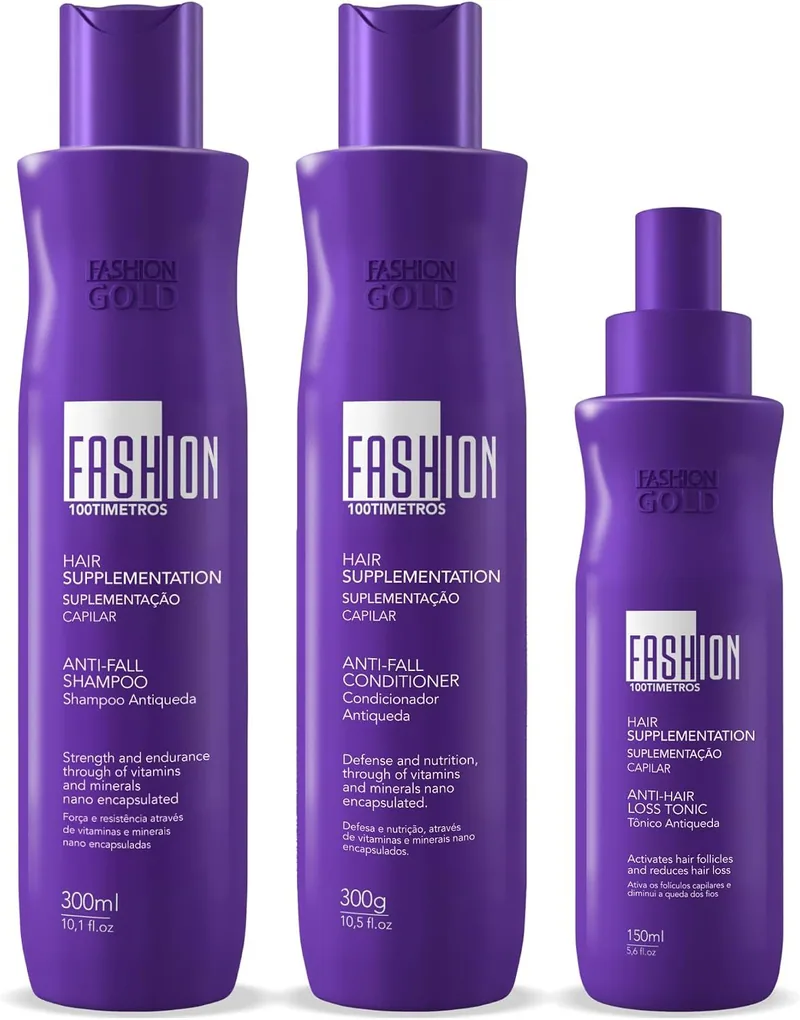 Fashion Gold 100Tímetros 3-Step Kit, 3-piece kit