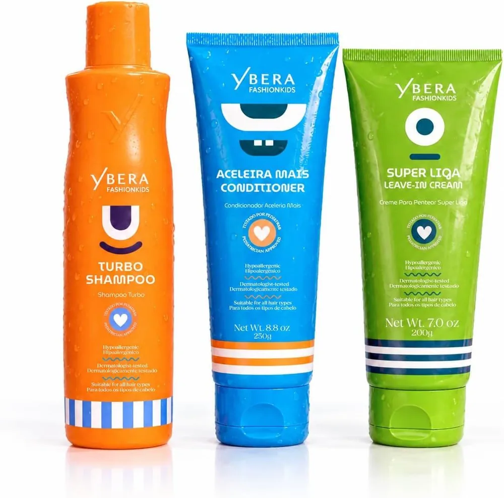 Fashion Gold Boys' Hair Care Kit, 3-piece kit