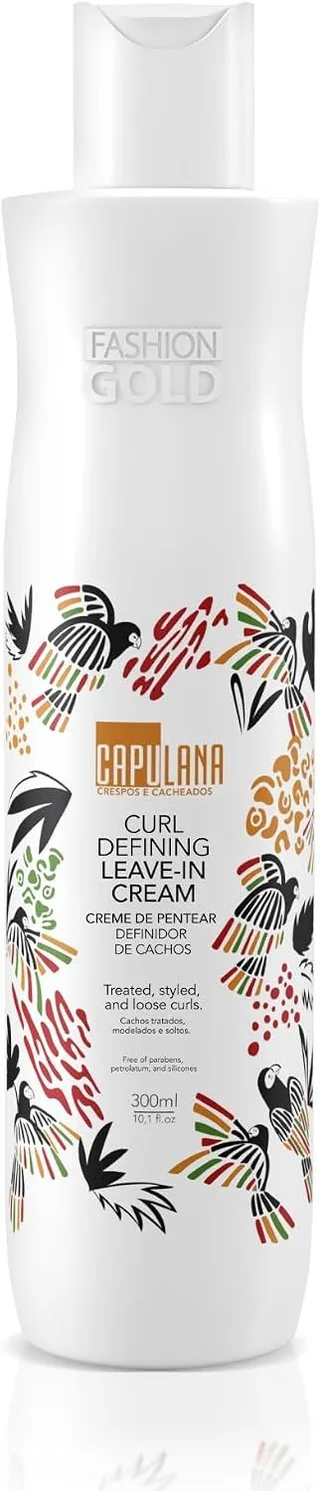 Fashion Gold Capulana Curl Defining Leave-In Cream, 300 ml
