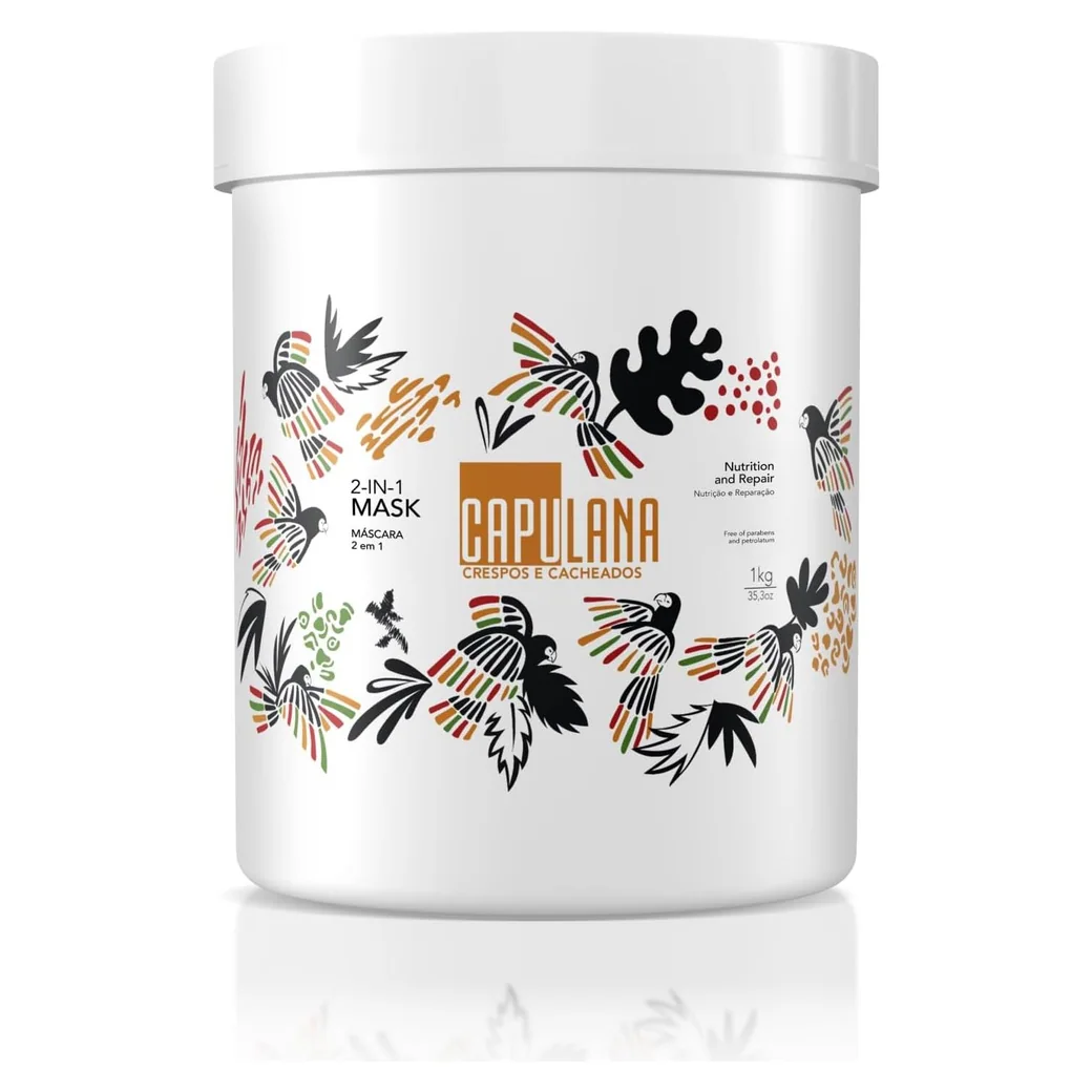 Fashion Gold Capulana 2-in-1 Curl Mask, 500 g