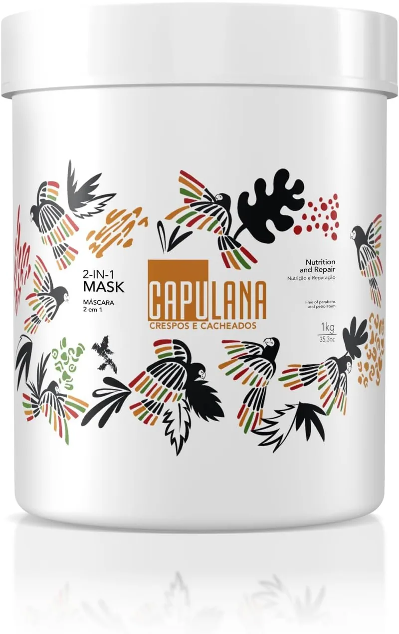 Fashion Gold Capulana 2-in-1 Curl Mask, 500 g