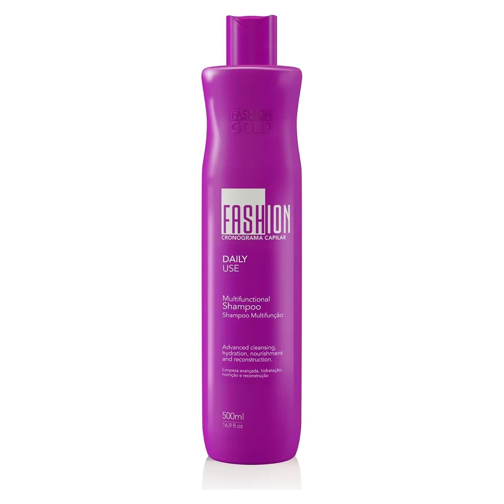 Fashion Gold Cronograma Multifunctional Shampoo, 500 ml