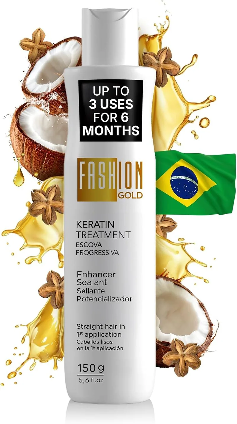 Fashion Gold Progressiva Keratin Treatment, 150 g