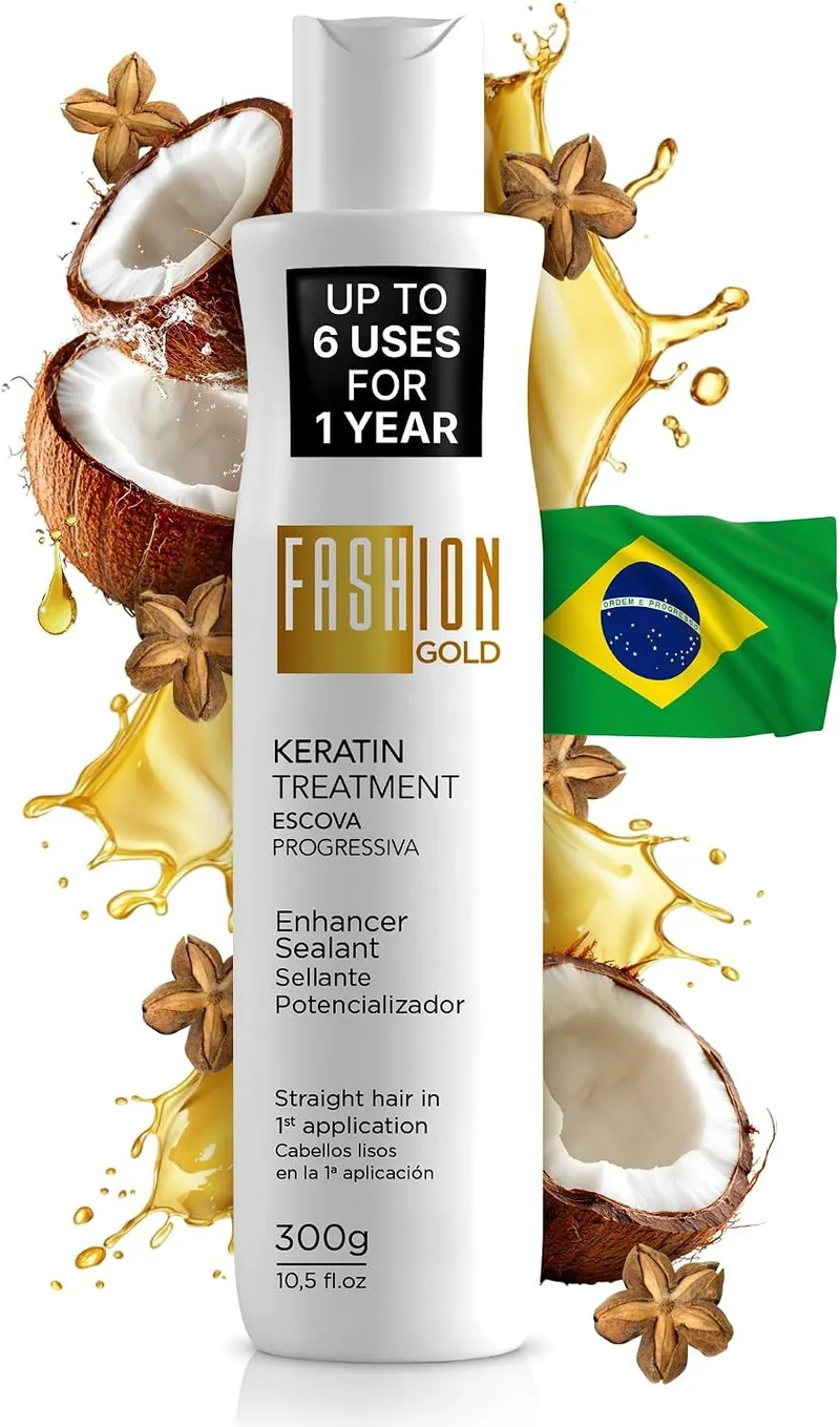 Fashion Gold Progressiva Keratin Treatment, 300 g