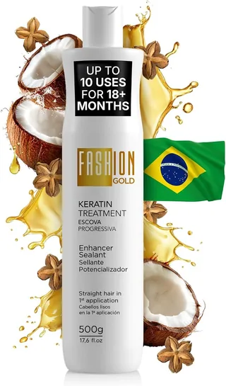 Fashion Gold Progressiva Keratin Treatment, 500 g